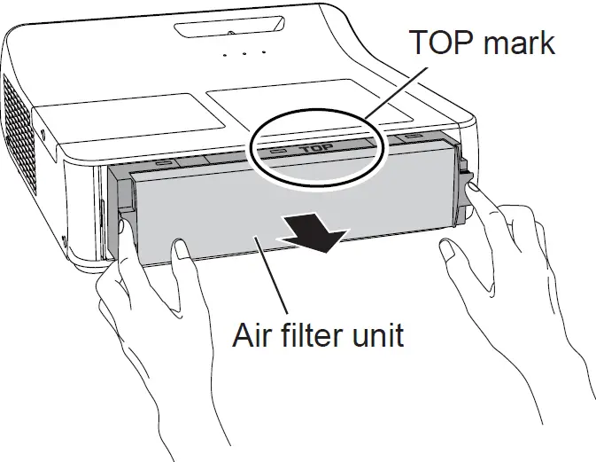 Panasonic ET-RFT100 Replacement Filter Unit 02