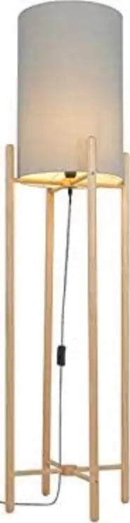 QAZQA 102914 Lengi FL Country Floor Lamp Wood