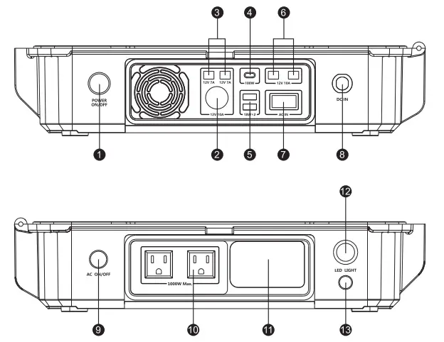 MONTEK-X1000-1000W-Portable-Power-Station-fig-5