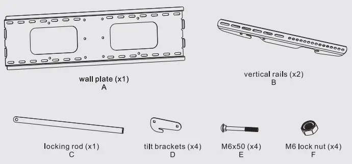 EZYmount-VP-F80-Flat-with-Tilt-TV-Wall-Mount-fig-1