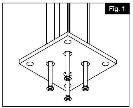 Barrette OUTDOOR LIVING 2X4 Decorative Screen Panel Frame Kit - Fig