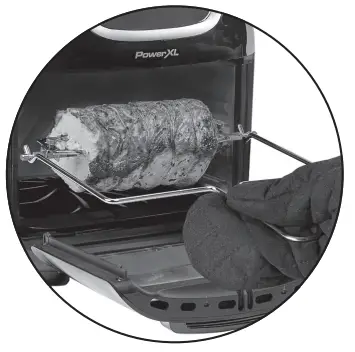 PowerXL K50701 Vortex Air Fryer Pro - Rotisserie Spit 3