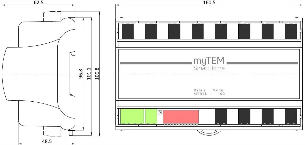 myTEM Relay Module MTREL-100 - dayagram1