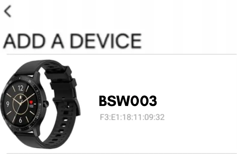 FIRE-BOLTT BSW003 Smartwatch Add a Device