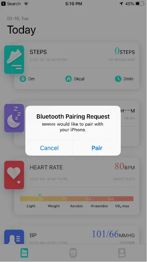 FIRE-BOLTT BSW003 Smartwatch Bluetooth Pairing