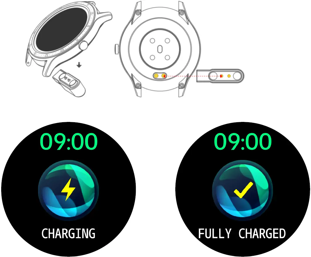 FIRE-BOLTT BSW003 Smartwatch Charging