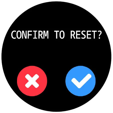 FIRE-BOLTT BSW003 Smartwatch Factory Reset