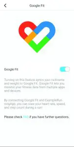 UMAX US20HRC Smart Scale - Linking with Google Fit