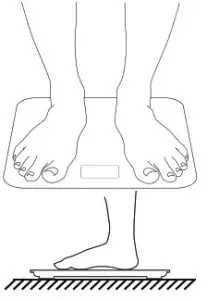 UMAX US20HRC Smart Scale - Weighing procedure