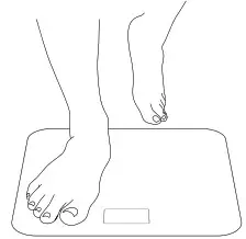 UMAX US20HRC Smart Scale - Weighing without the application