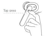 OPPO ETI21 Enco W51 True Wireless Headphones User Guide - Tap Controls