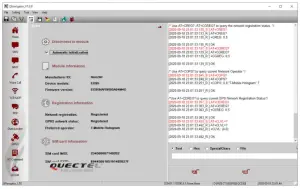Serial port parameter set
