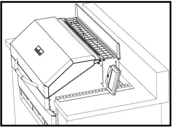 MEMPHIS VGB0002S 39-Inch Stainless Steel Built-In Grill Instruction Manual - Hopper Lid Orientation