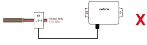 netvox Wireless Light Sensor and 1 Phase Current Meter R718NL1 - neutral wire