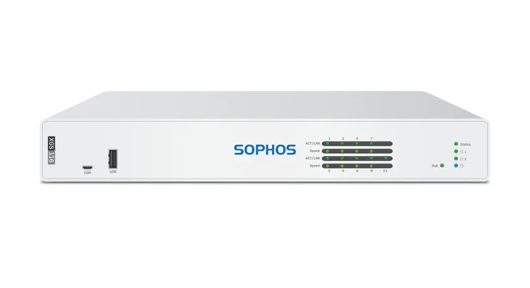 Sophos Xa1btcheu Xgs 116 Firewall Instruction Manual