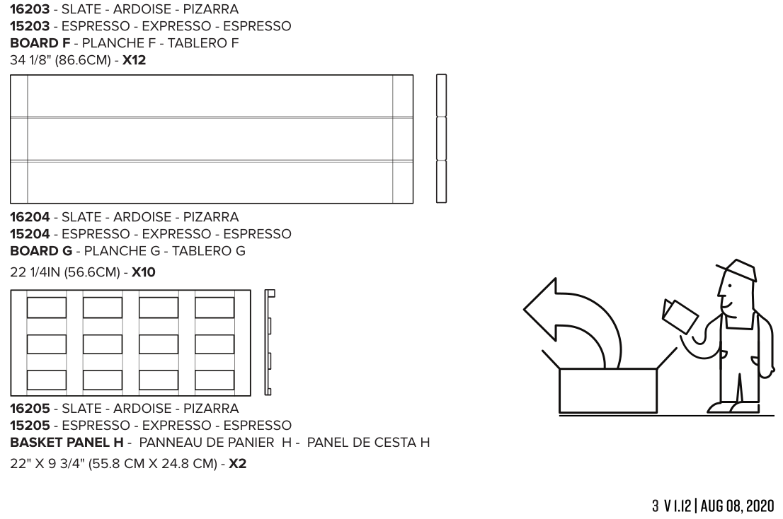 Vita 6x6 Keyhole Garden Parts List 2
