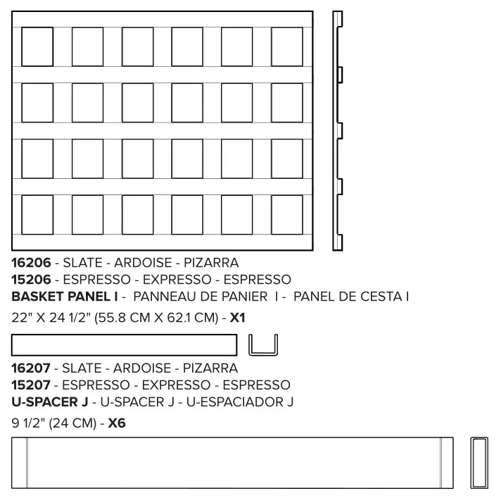 Vita 6x6 Keyhole Garden Parts List 3