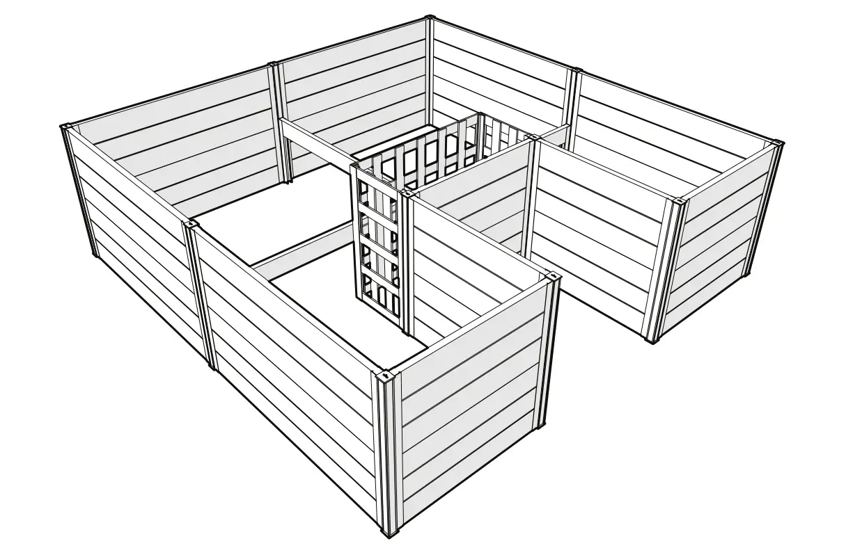 Vita 6x6 Keyhole Garden Instruction Manual