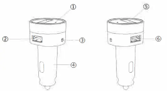 ARTSUN VM-216 Bluetooth FM Transmitter With Remote Control fig 2