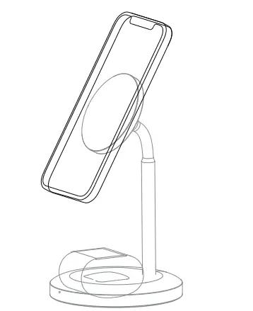 POWERQI Desktop Magnetic Wireless Charger fig3