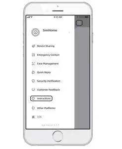 Simshine SC-AI08 SimCam Baby Pro Monitor - MonitorHH01