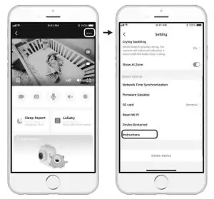 Simshine SC-AI08 SimCam Baby Pro Monitor - MonitorHH02