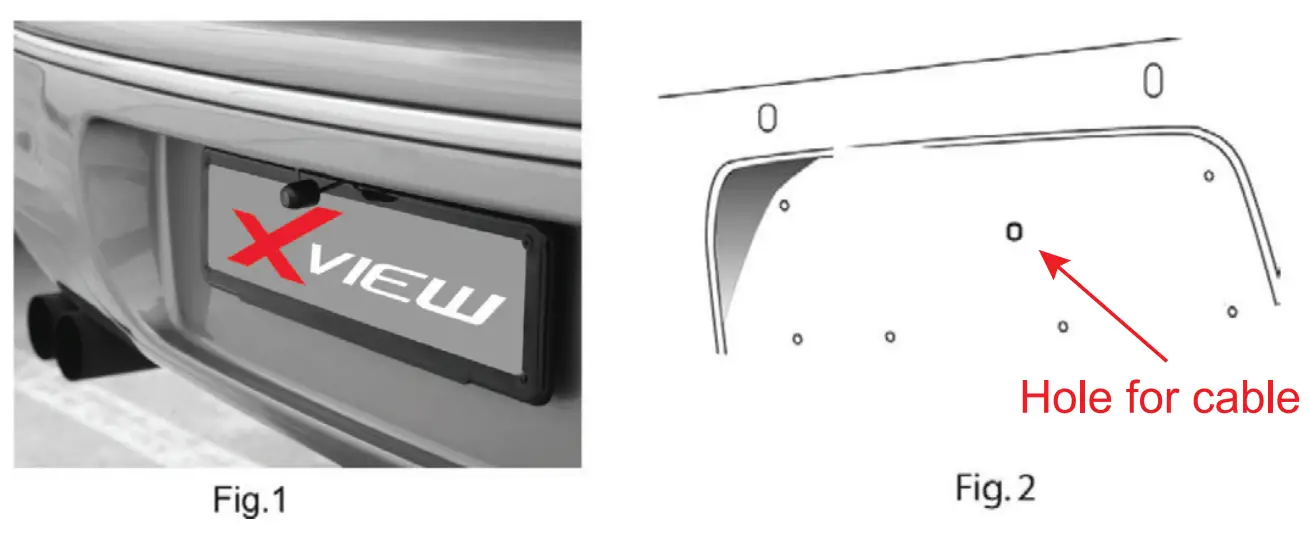XVIEW XVMIRROR Reverse Camera Kit - fig 2