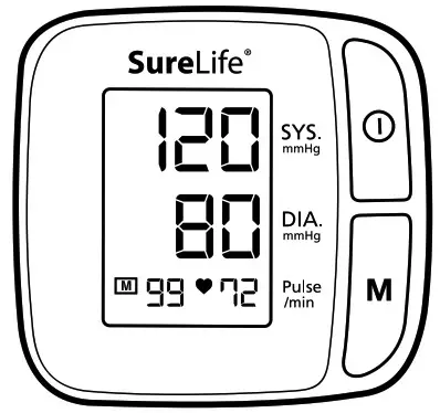 SureLife 860211 Wrist Blood Pressure Monitor