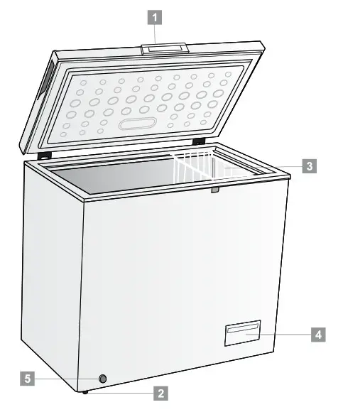 Euromaid ECFR316W 308L Chest Freezer- Overview