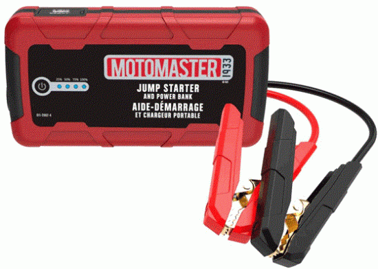 MOTOMASTER 011-2063-2 Jump Starter and Power Bank