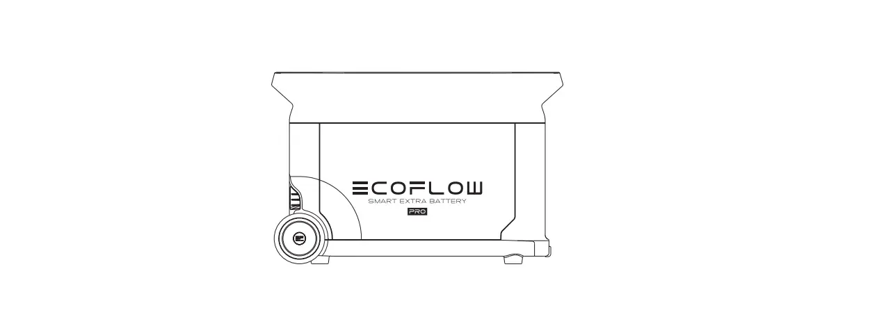Ecoflow B09mvjp7mv Delta Pro Smart Extra Battery User Manual
