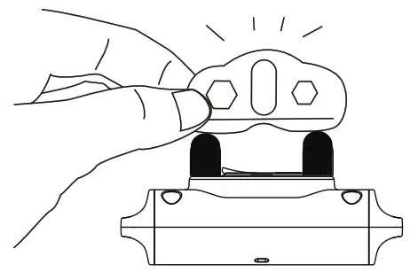 PATPET p collar 210A Dog Training Collar - Test Light Tool