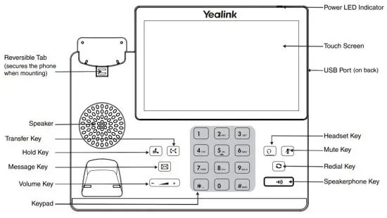 Yealink T67-LTE Prime LTE Desk Phone - features