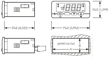 EVCO EVK261 Digital Thermostat fig 1
