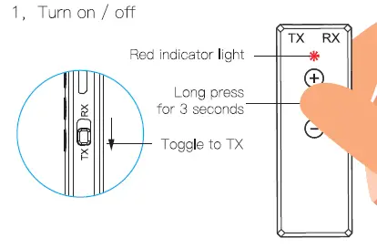 JOOM-ZF-360A-3-in-1-Bluetooth Audio Transmitter-Receiver-Adapter-FIG-2