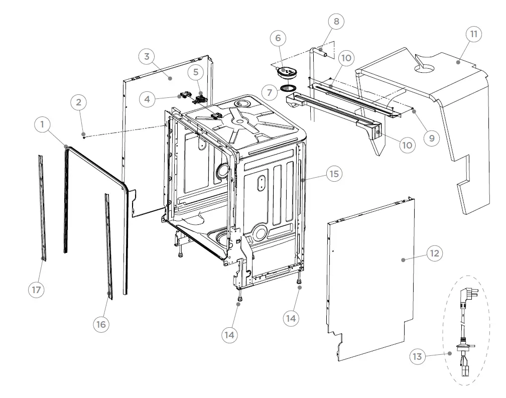 FISHER PAYKEL DW60UDX1 FP AA Dishwasher fig 2
