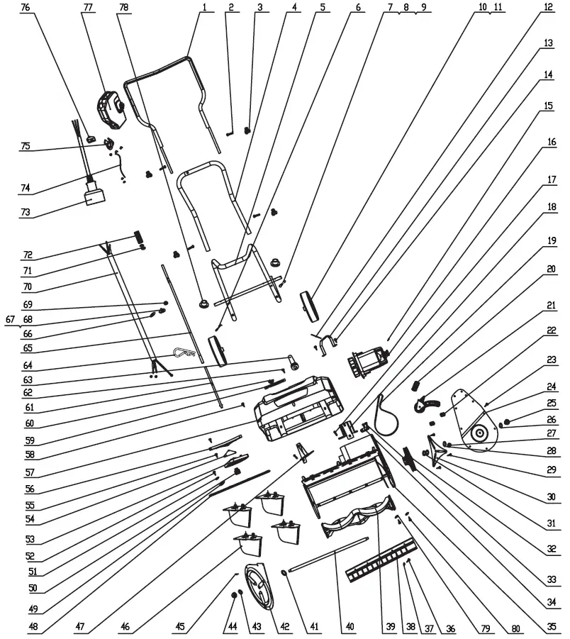 greenworks 26022 10 Amp Electric Snow Shovel fig19