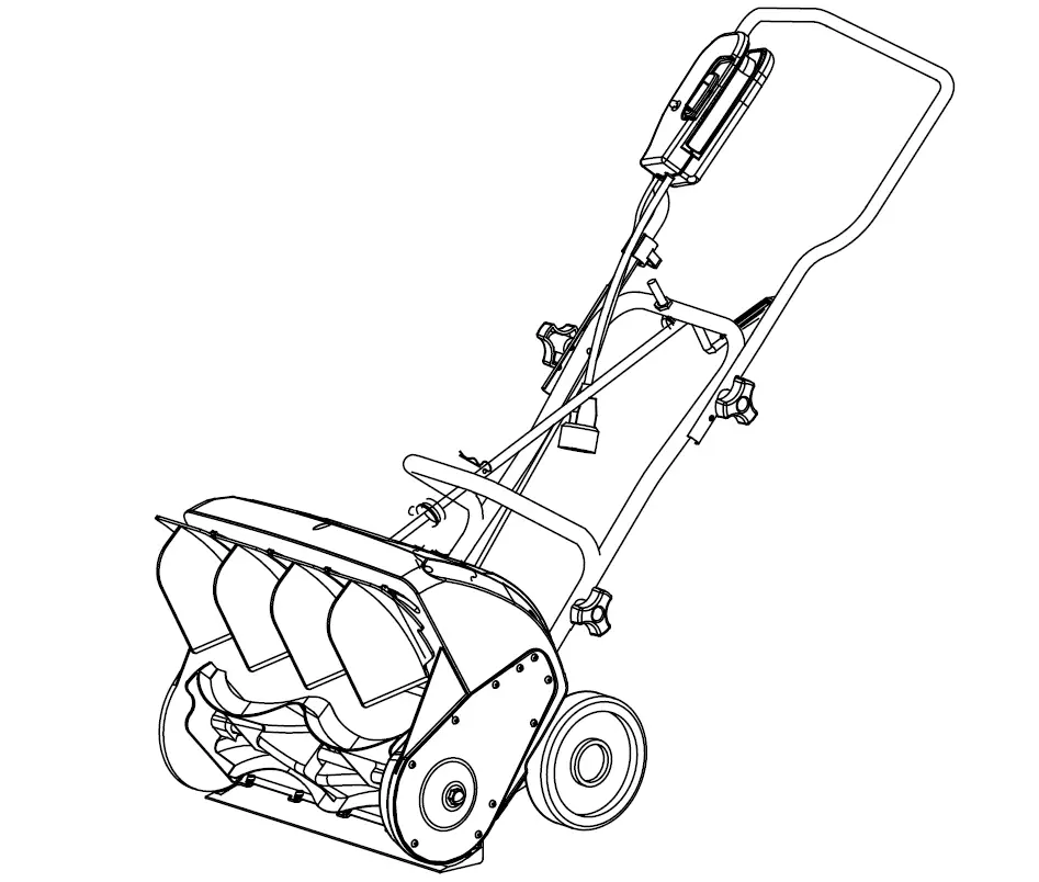 greenworks 26022 10 Amp Electric Snow Shovel image