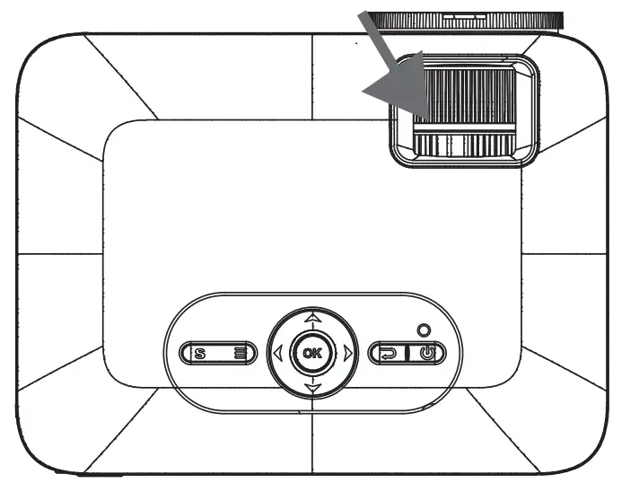 naxa NVP 2001C 150 Inch Home Theater 720P LCD Projector - Front Table 2
