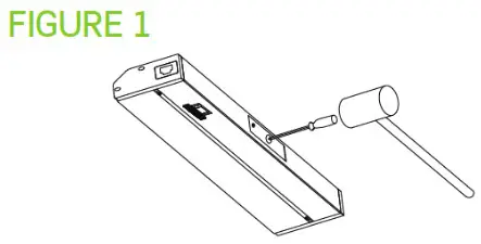 CONTECH LIGHTING LPU2121 120V LED Dimmable 3 Color Level Under Cabinet Light - Hardwire Instructions 1