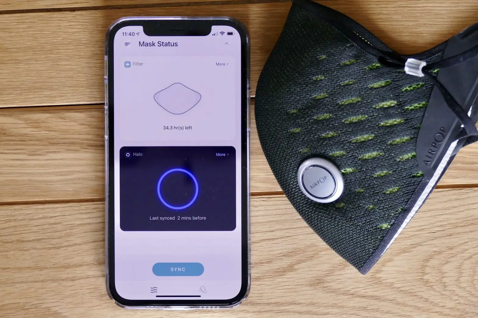 Airpop Halo Active Smart Mask User Guide