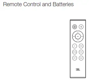 Remote Control and Batteries