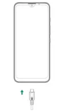 HYUNDAI L681 4G Smart Phone - Charge the Battery 1