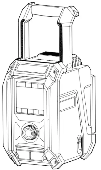 makita DMR114 Job Site Radio