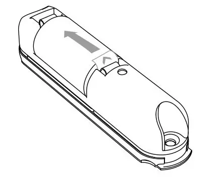Nice FGDW-002 Wireless Contact Sensor with Temperature Measurement - Remove the battery blocker