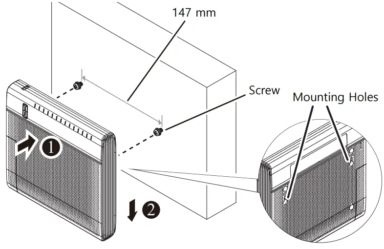 Accton Technology H680GM Access Point - mounting