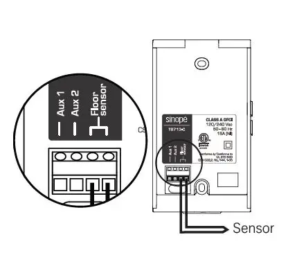 sinope TH1300WF Smart Floor Heating Thermostat 3600 W fig 3