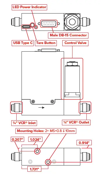 ALICAT-KC-Coda-Series-Coriolis-Mass-Flow-Controller-fig-1