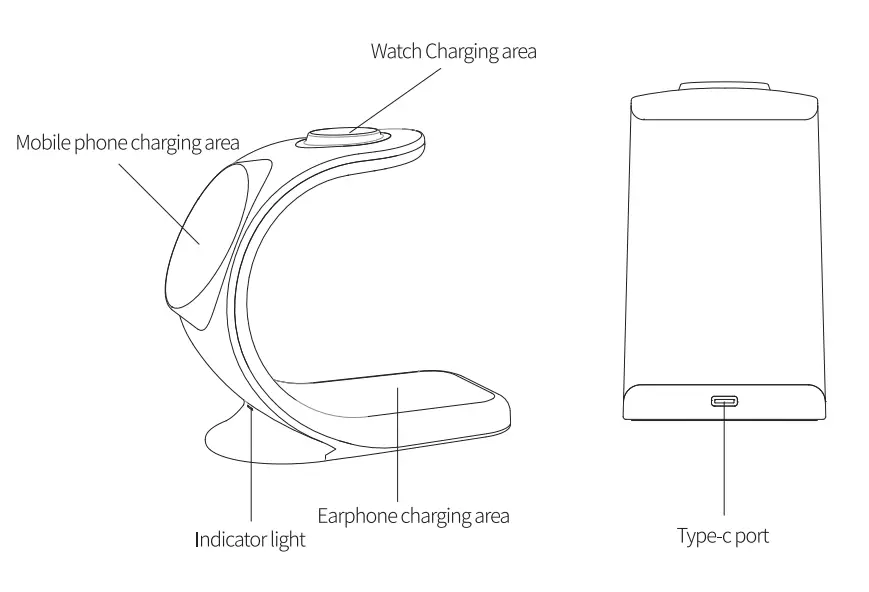 OJD 83 Magnetic Wireless Charger Stand - fig1