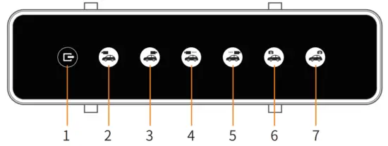 TOGUARD CE80A Touch Screen Streaming Video Rear View Mirror - fig 10